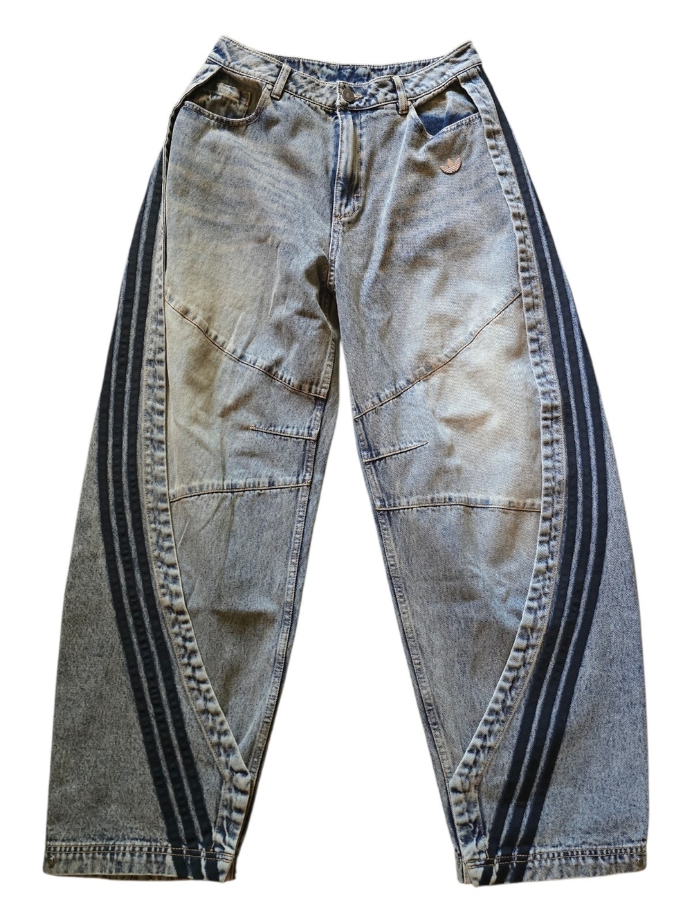 adidas Adilenium Banana Denim Pants NWT SOLD OUT RARE - Picture 5 of 8